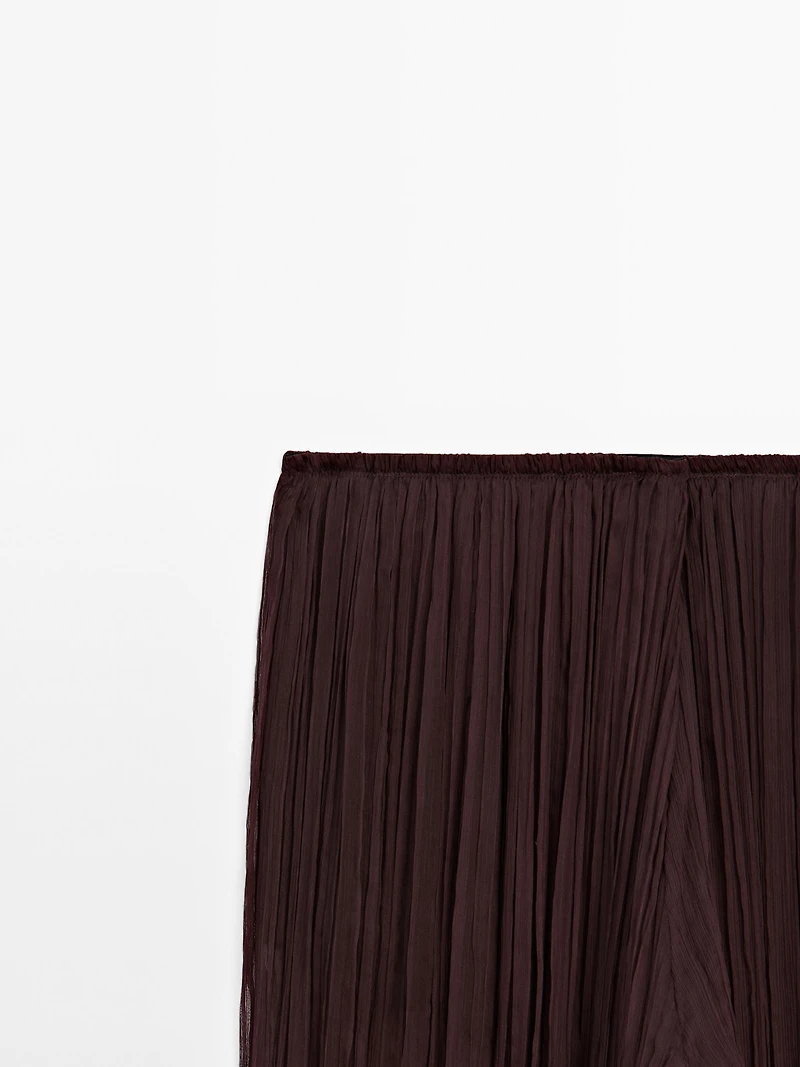 Flowing pleated sarouel trousers - STUDIO