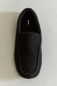 WARM LOAFERS WITH LEATHER SOLE