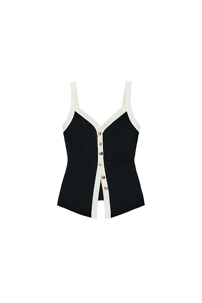 CONTRAST BUTTON TOP