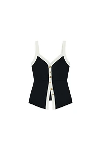 CONTRAST BUTTON TOP