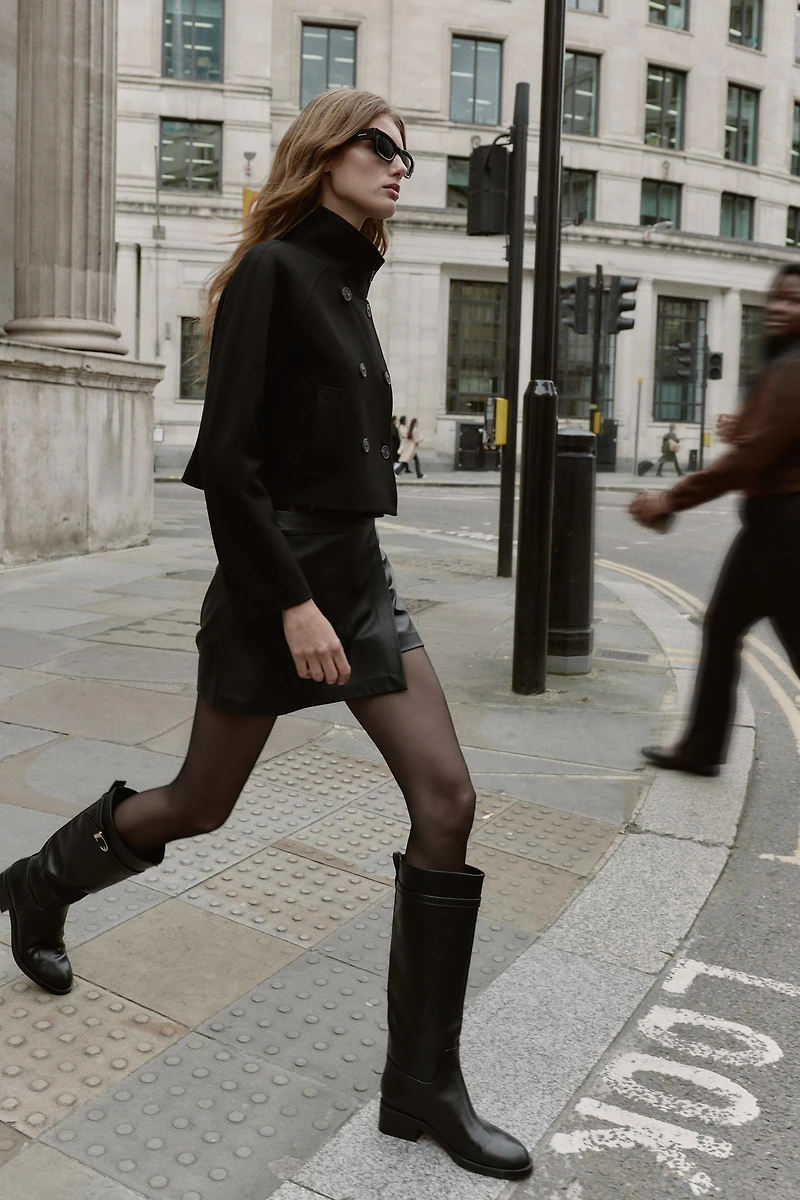 VESTE COURTE CROISÉE