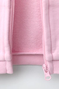 PLAIN ZIP SWEATSHIRT