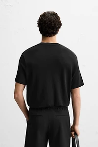 BASIC KNIT T-SHIRT
