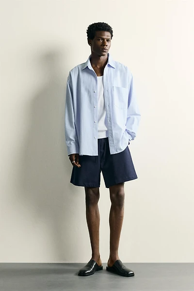CONTRAST WAIST JOGGER SHORTS