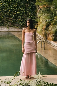 COMBINED KNIT SKIRT