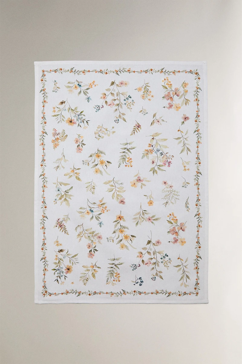 PACK OF FLORAL PRINT TEA TOWELS (PACK OF 2)