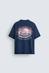 T-SHIRT IMPRIMÉ NAUTIQUE BIMATIÈRE