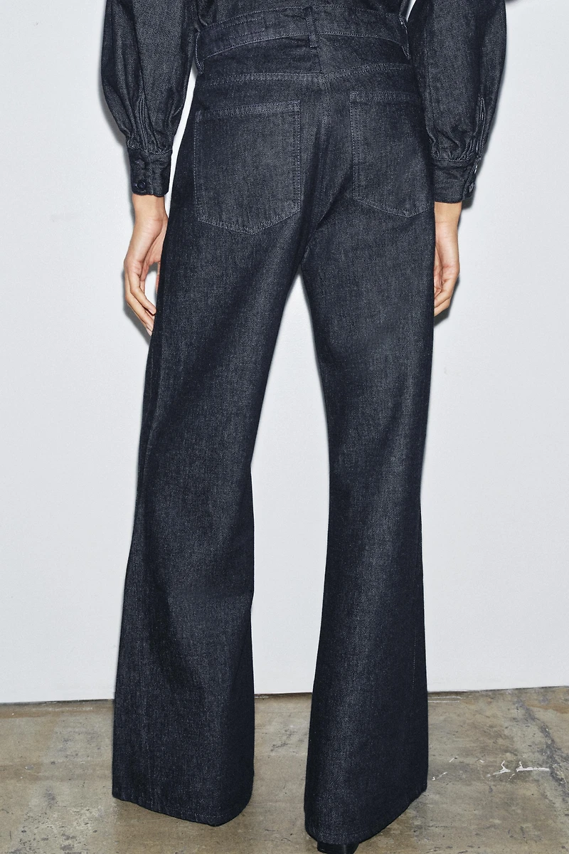 ZW COLLECTION WIDE LEG HIGH WAIST JEANS