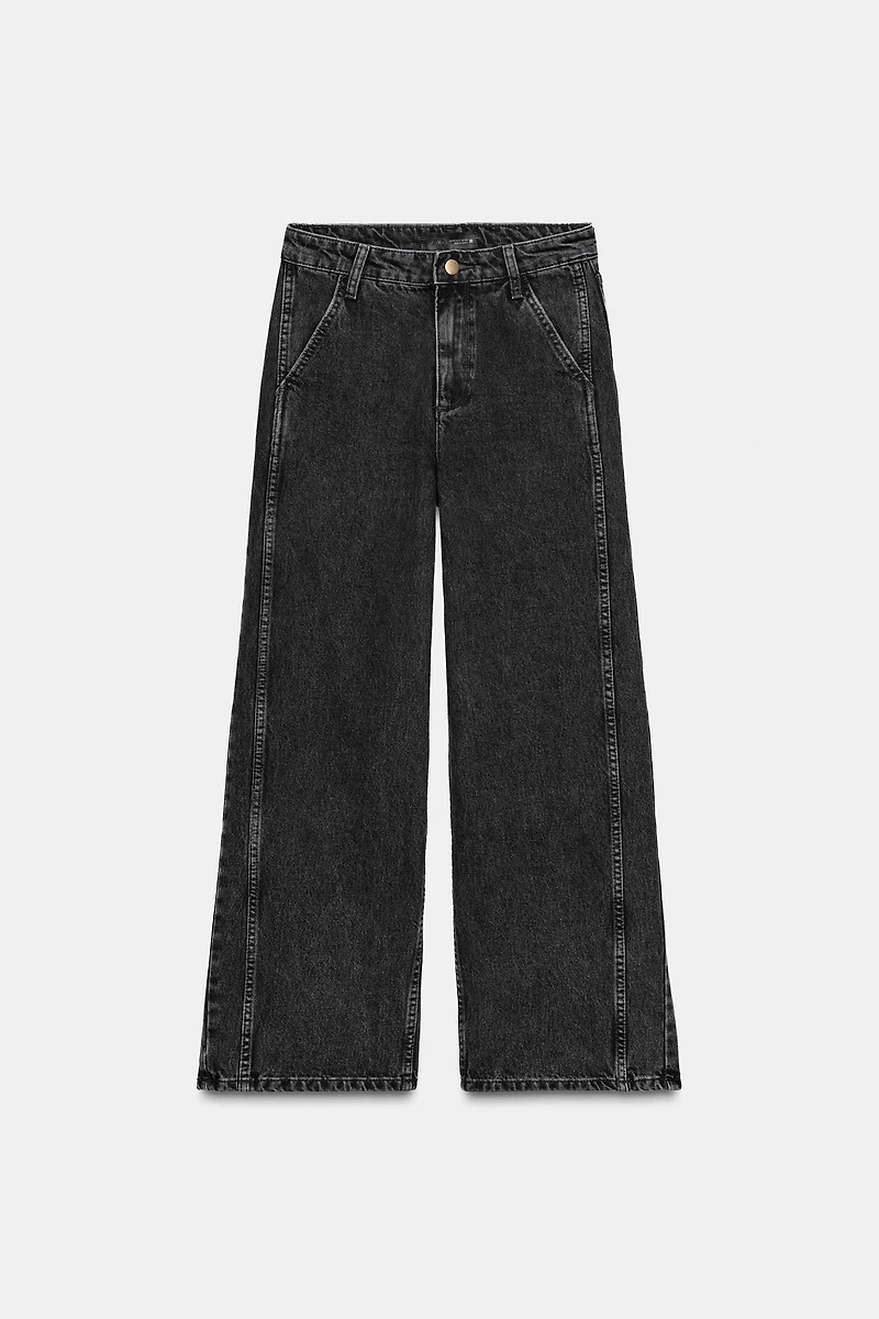 Z1975 HIGH-WAISTED CULOTTES JEANS