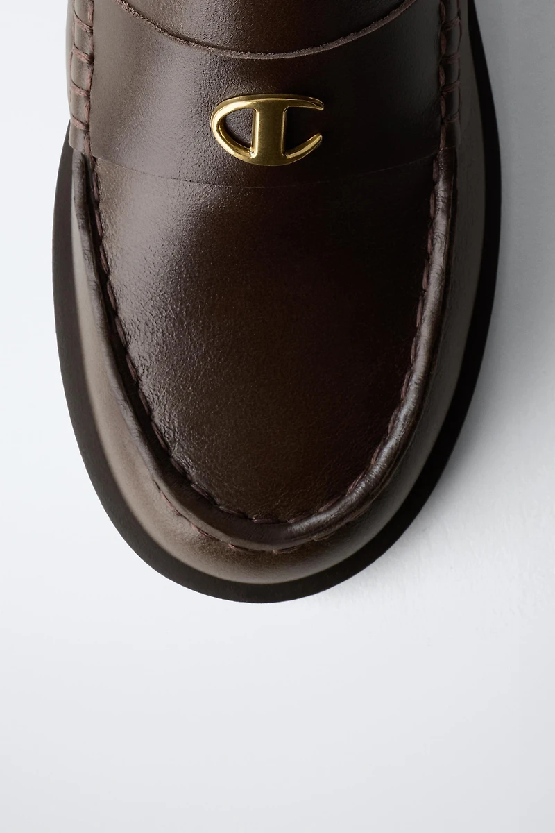 MOCASSINS EN CUIR CHAMPION ® X ZARA