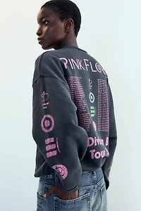 PINK FLOYD© WASHED-EFFECT SWEATSHIRT