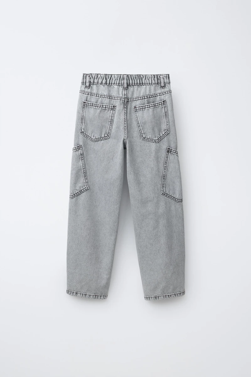 CARGO BAGGY JEANS