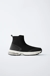 SOCK STYLE HIGH TOP SNEAKERS