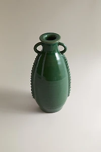 DECORATIVE TERRACOTTA VASE