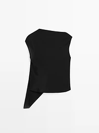 Semi-sheer asymmetric top