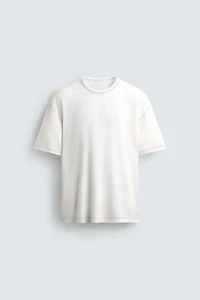 CONTRAST TOPSTITCH T-SHIRT