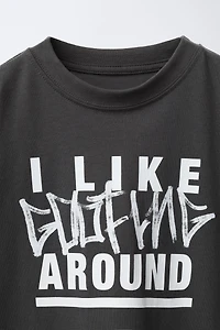 GRAFFITI PRINT T-SHIRT