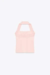 STRETCH HALTER TOP