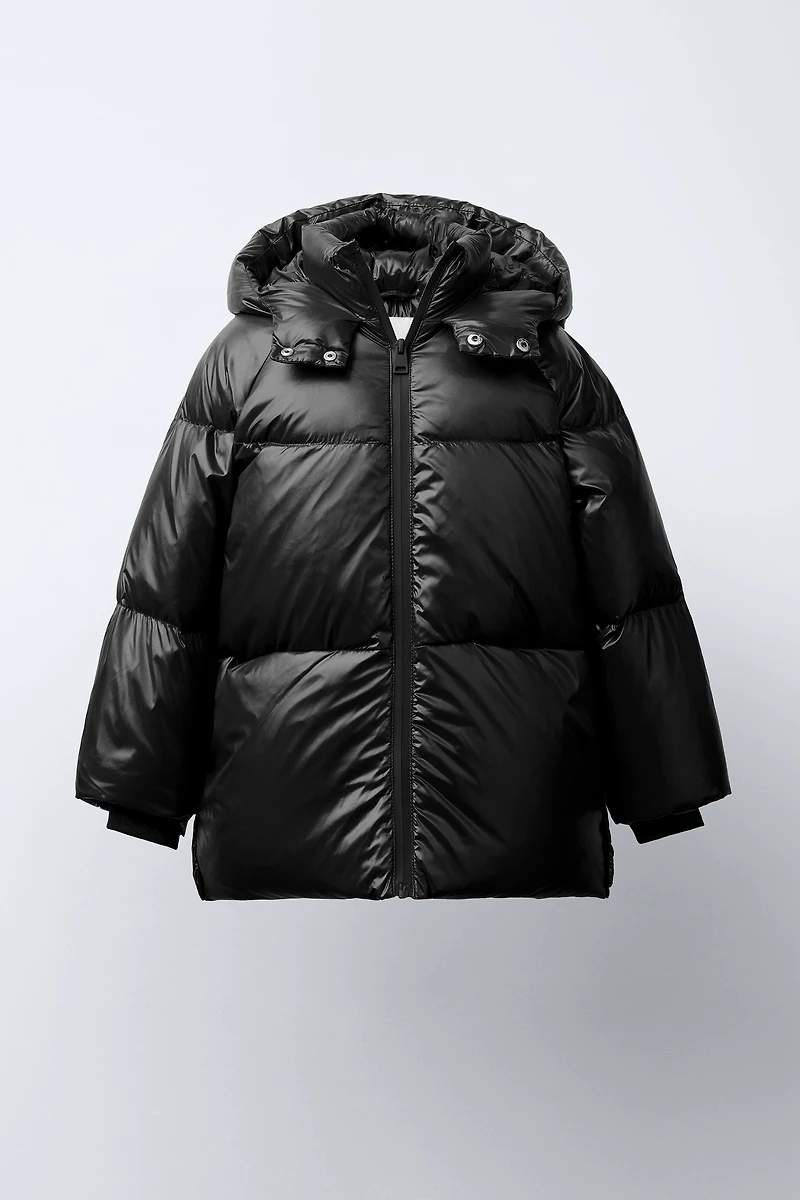 DOWN PUFFER COAT WATER REPELLENT AND WIND RESISTANT