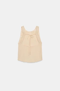TOP RUSTIQUE BRODÉ DOS NU