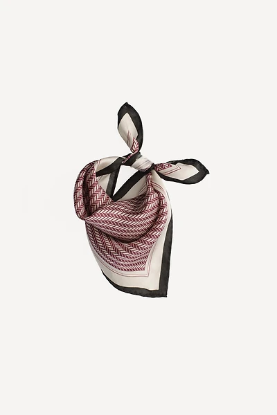 100% SILK SCARF WILLY CHAVARRIA X ZARA