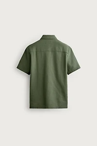 REGULAR FIT TEXTURED SHIRT