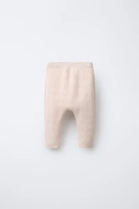 COTTON WOOL KNIT PANTS