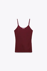 POLYAMIDE SPAGHETTI STRAP CAMISOLE