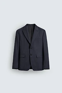 VESTE DE COSTUME STRUCTURÉE 100% LAINE