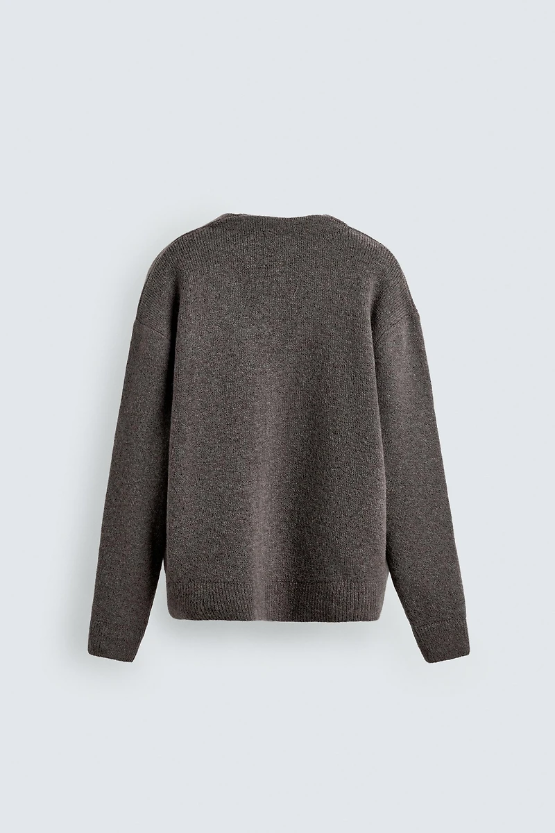 TEXTURED KNIT CARDIGAN