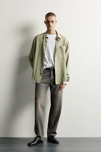 RELAXED-FIT FLUID SHIRT