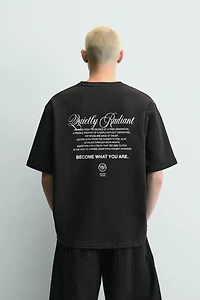 TEXT PRINT T-SHIRT