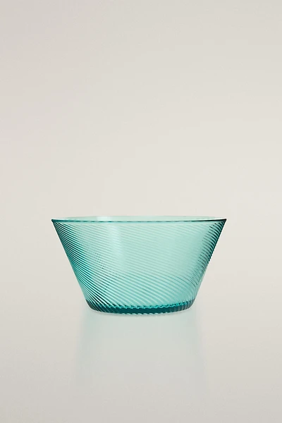 ACRYLIC BOWL WITH LINES