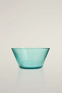 ACRYLIC BOWL WITH LINES