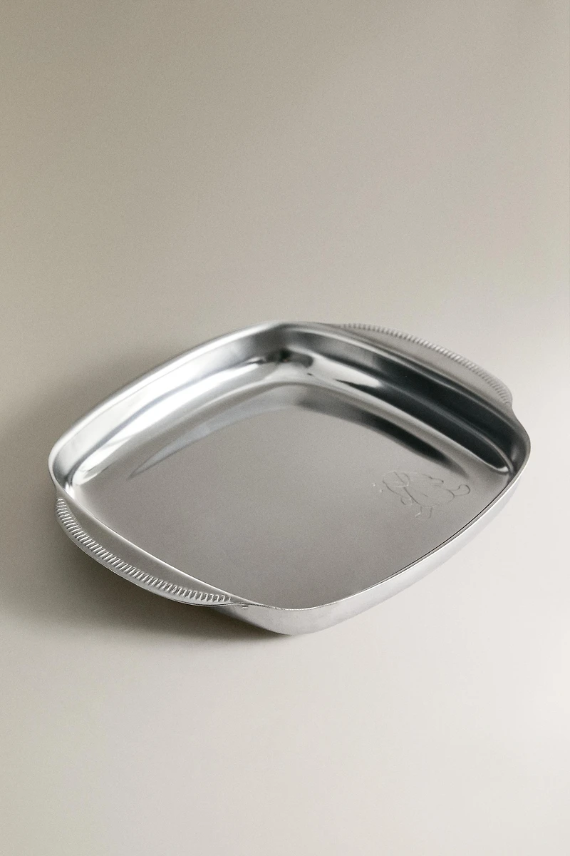 KIDS METAL RABBIT PLATE