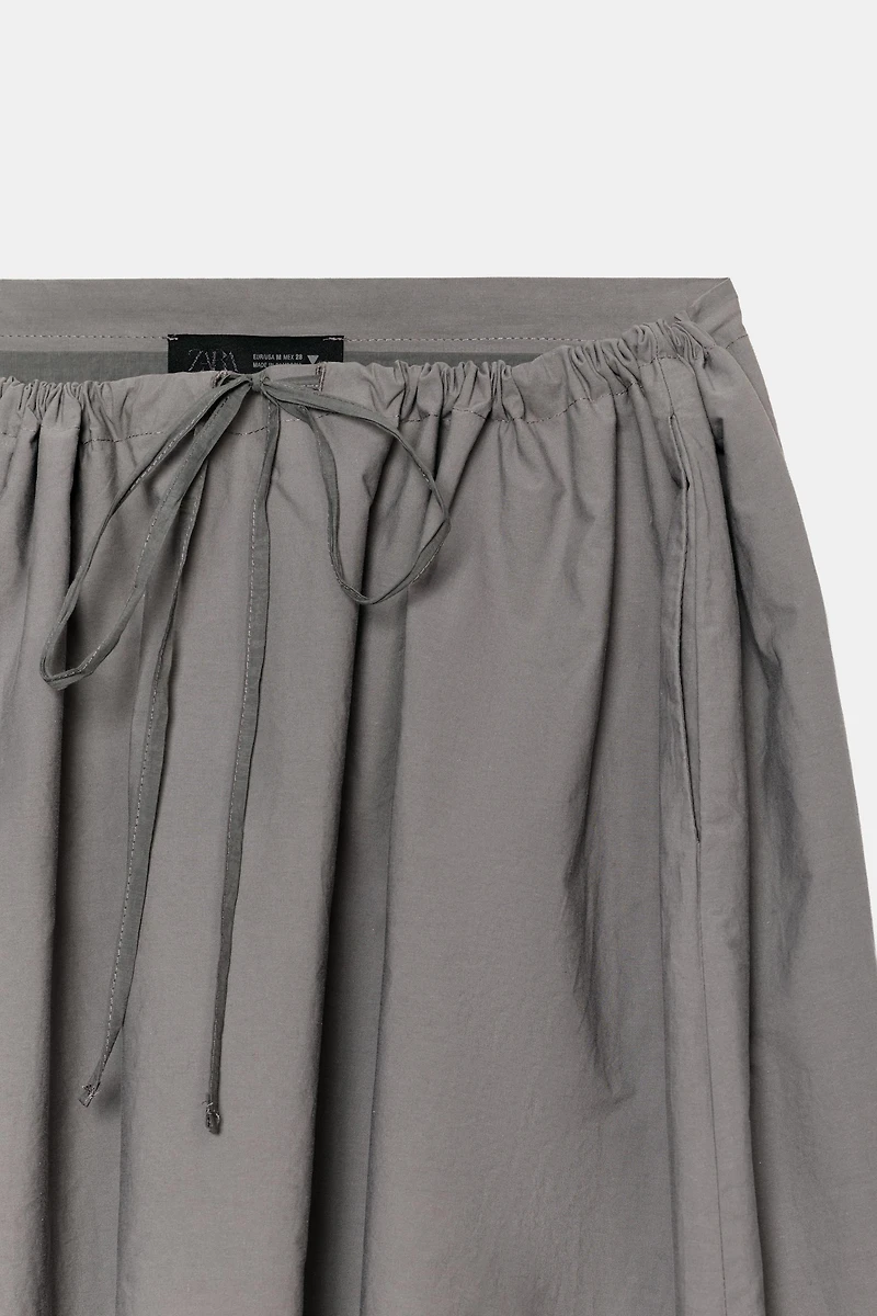 COMBINATION CAPE MIDI SKIRT