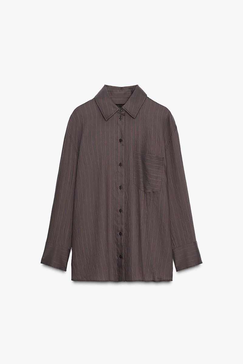 CHEMISE RAYÉE OVERSIZE ZW COLLECTION