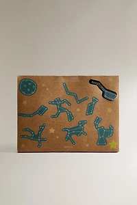 AUTOCOLLANTS FLUORESCENTS CONSTELLATIONS