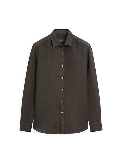 100% linen regular fit shirt