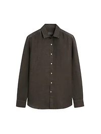 100% linen regular fit shirt
