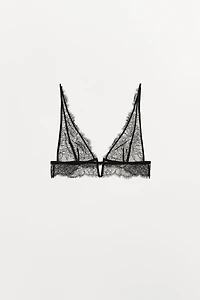 LACE TRIANGLE BRA
