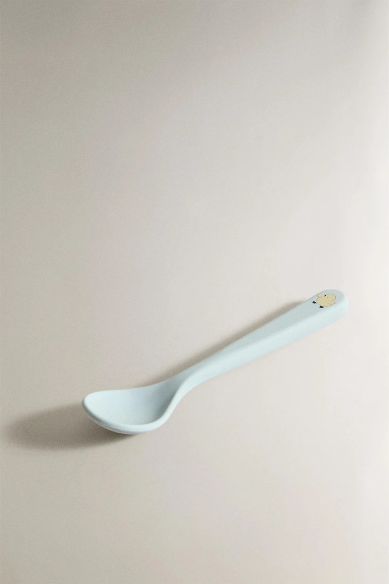 KIDS' SILICONE CHICK SPOON