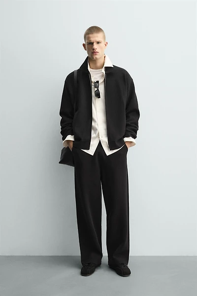 KNIT WIDE FIT PANTS