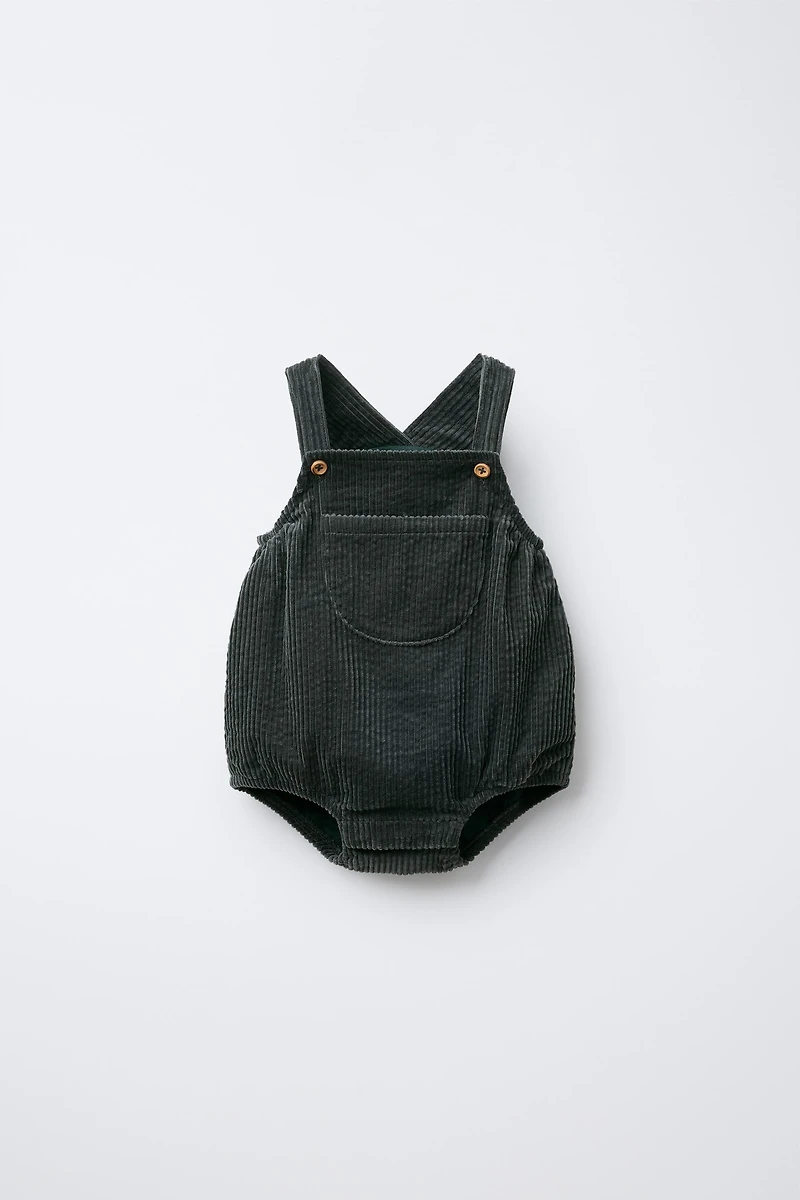 CORDUROY ROMPER