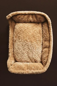 FAUX SHEARLING PET BED