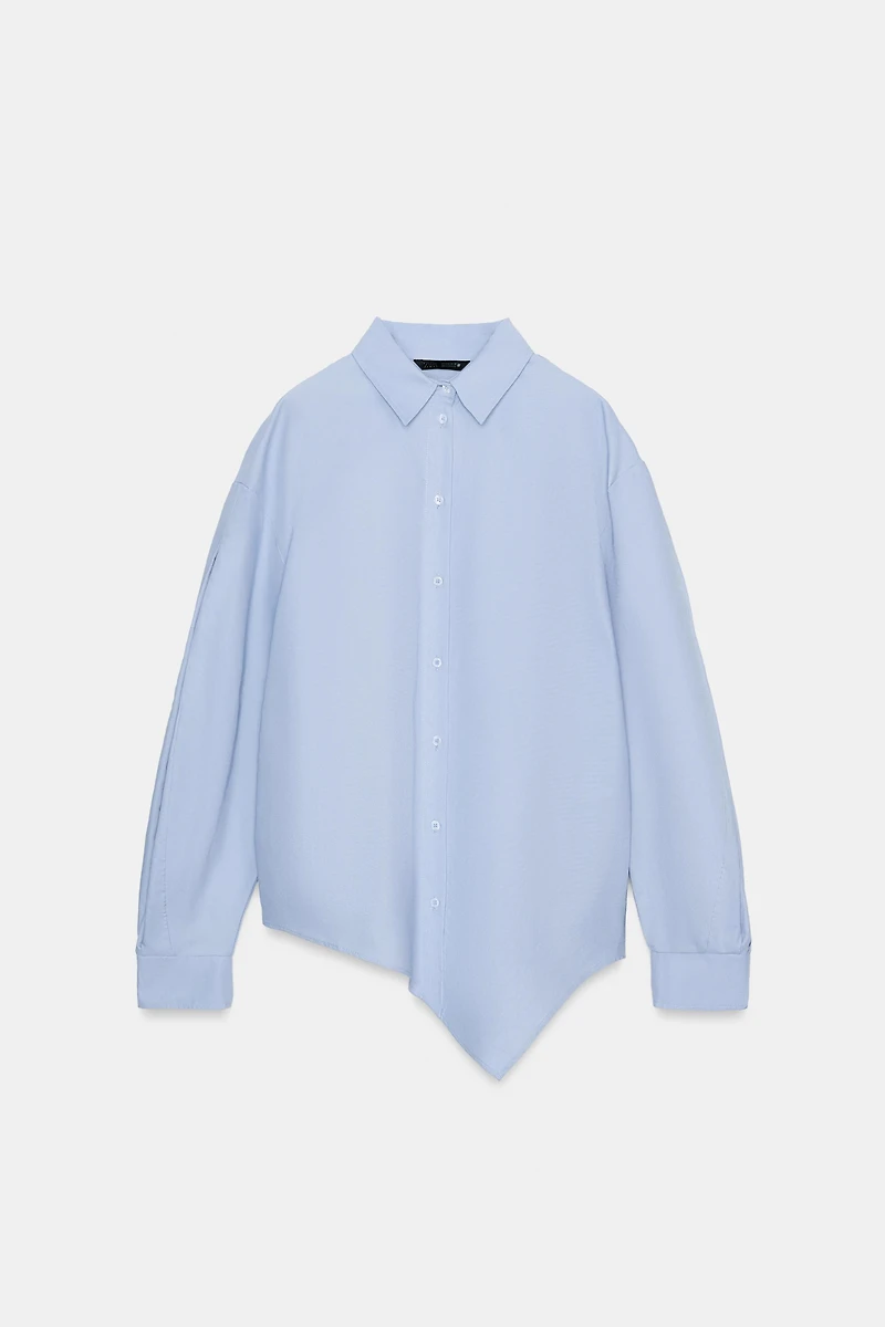 ASYMMETRIC OXFORD SHIRT