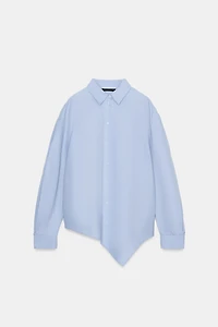 ASYMMETRIC OXFORD SHIRT