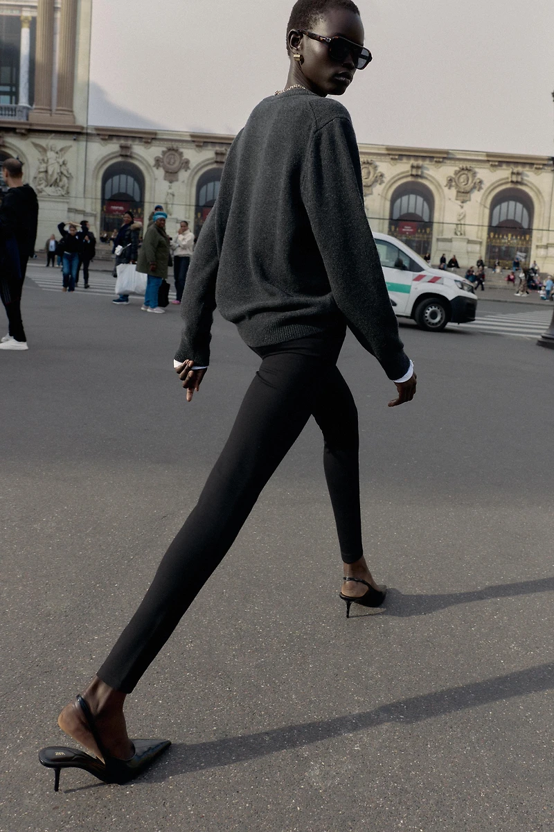 JEWEL BUTTON LEGGINGS