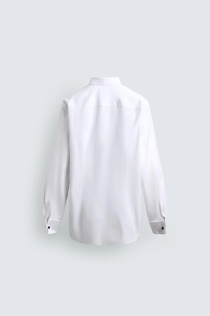FRENCH CUFF TUXEDO SHIRT