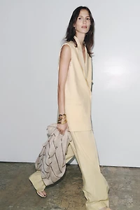 ZW COLLECTION OVERSIZED DOUBLE-BREASTED VEST